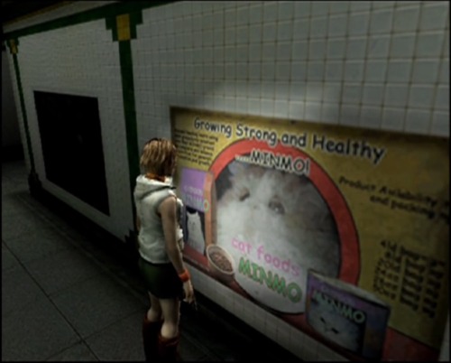 2heartgirl:this fake add from silent hill 3 looks like a meme