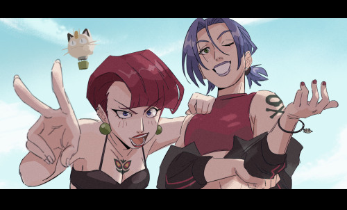 yamujiburo:first team rocket drawing of 2021!