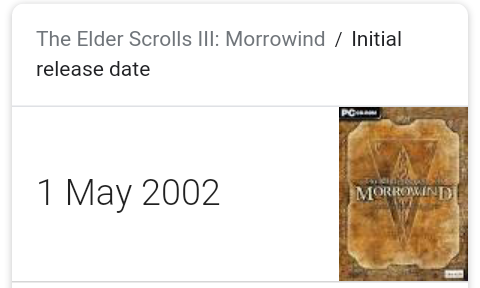 vehktacular:morrowind is a legal adult now in most places! good for herhappy birthday morrowind!