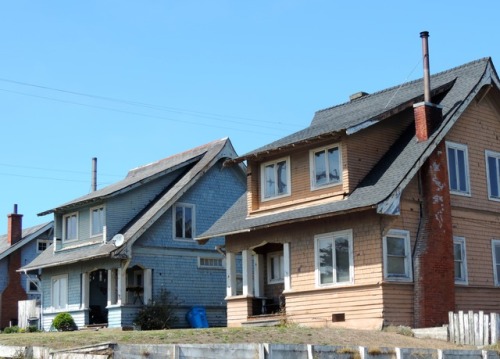 Clapboard Houses, Samoa, California, 2014.Among the largest houses remaining in the old lumber town,