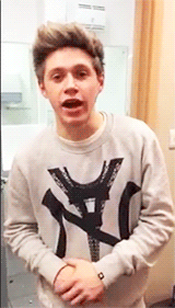  “Hi guys is Nialler here from One Direction, just wanna say a massive congratulations