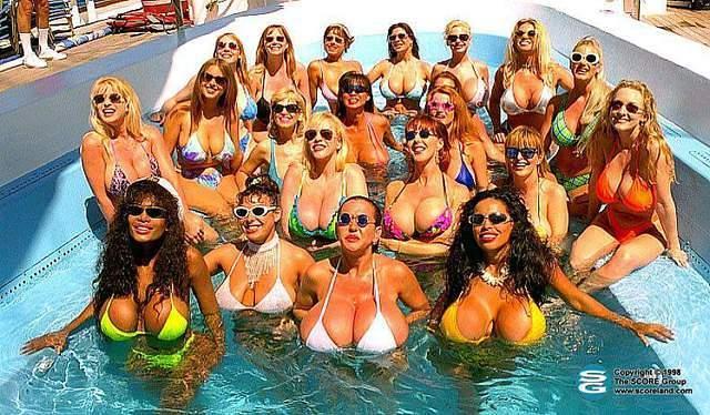 myvintagenudes:Some pretty cool shots from BOOB CRUISE…probably the best holiday