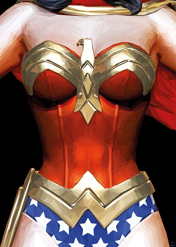 league-of-extraordinarycomics:  Justice League Triangle HeroesCreated by Simon Delart