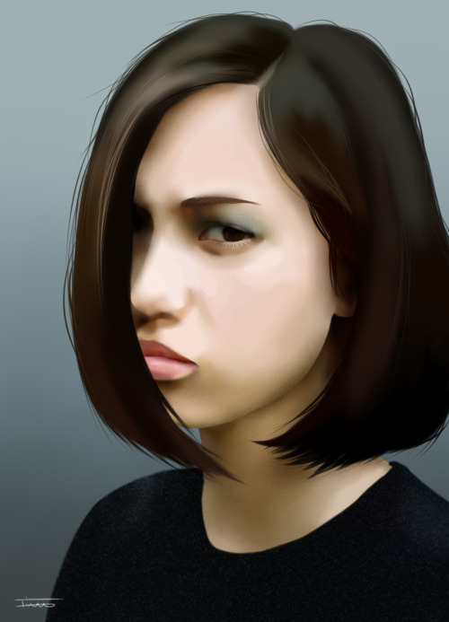 Ok, think I’m done with this one!Kiko Mizuhara drawn in SAI.