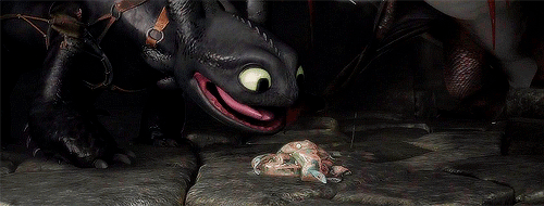 bluenightfury:Does anyone else notice that Toothless’s is mouthing “Hiccup?” in the third to last gi