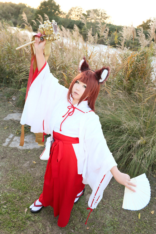 Cute Cosplay GIrl Higurashi Rin (Kitsune-Chan 3) 1-13