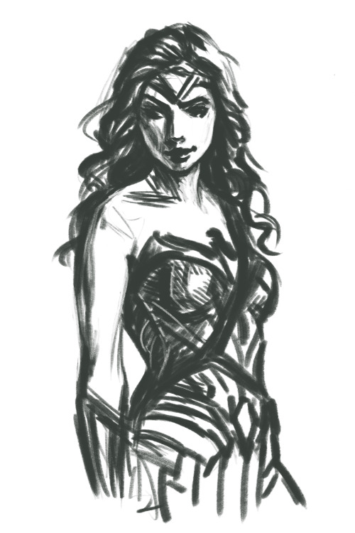 Quick Diana sketch - trying out the #kylebrush Megapack, and it’s pretty damn amazing. 