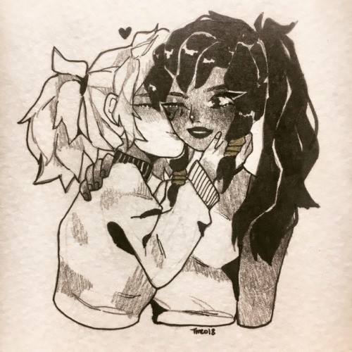 more commissions from animore con! pharmercy (overwatch) and shinoa from owari no seraph!