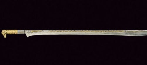 art-of-swords:Flyssa SwordDated: circa 1900Culture: AlgerianMeasurements: overall length 116.5 cmThe