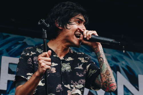 Andy Leo of Crown The Empire • Warped Tour • Tinley Park, IL by Cassie Deadmond on Facebook.Flickr •