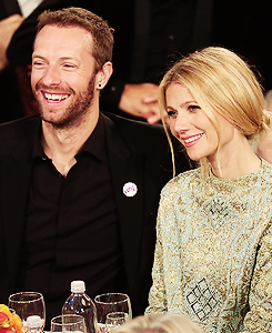 effiestrinkets:  Gwyneth Paltrow and Chris Martin, January 2014. 