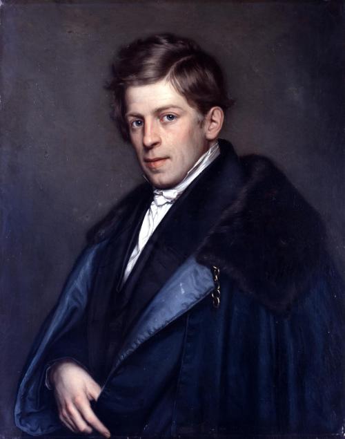 history-of-fashion:  1837 Conrad Hit - Portrait of a man  (Kunstmuseum Winterthur)  