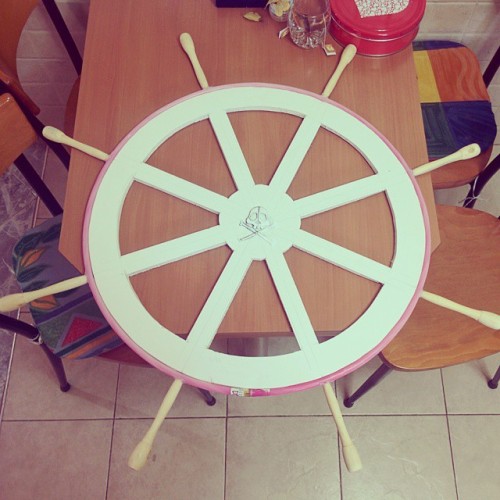 #wip for #harlock #photoshoots!  Made my my @cheishire &lt;3 #steering_wheel #cosplay #captain_h