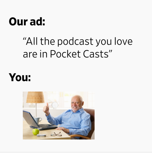 house-ad:Yes, this is an ad for a podcasting app.