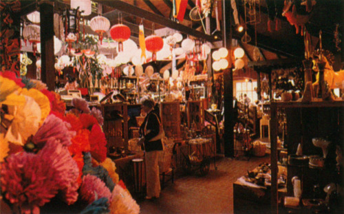 Inside a Shop at the Lake Buena Vista Shopping Village 1980sNow known as Disney Springs