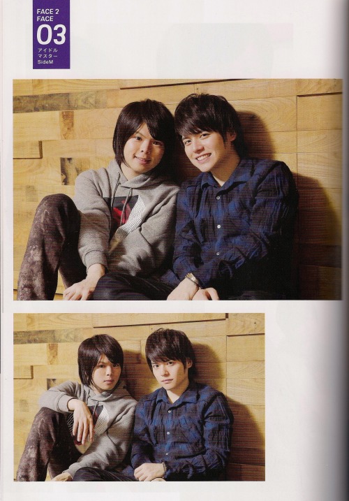 VOICE Newtype No.063FACE 2 FACE 03 / Ayumu Murase & Uchida Yuuma1 / 2 / 3 / 4 / 5 Please ask per