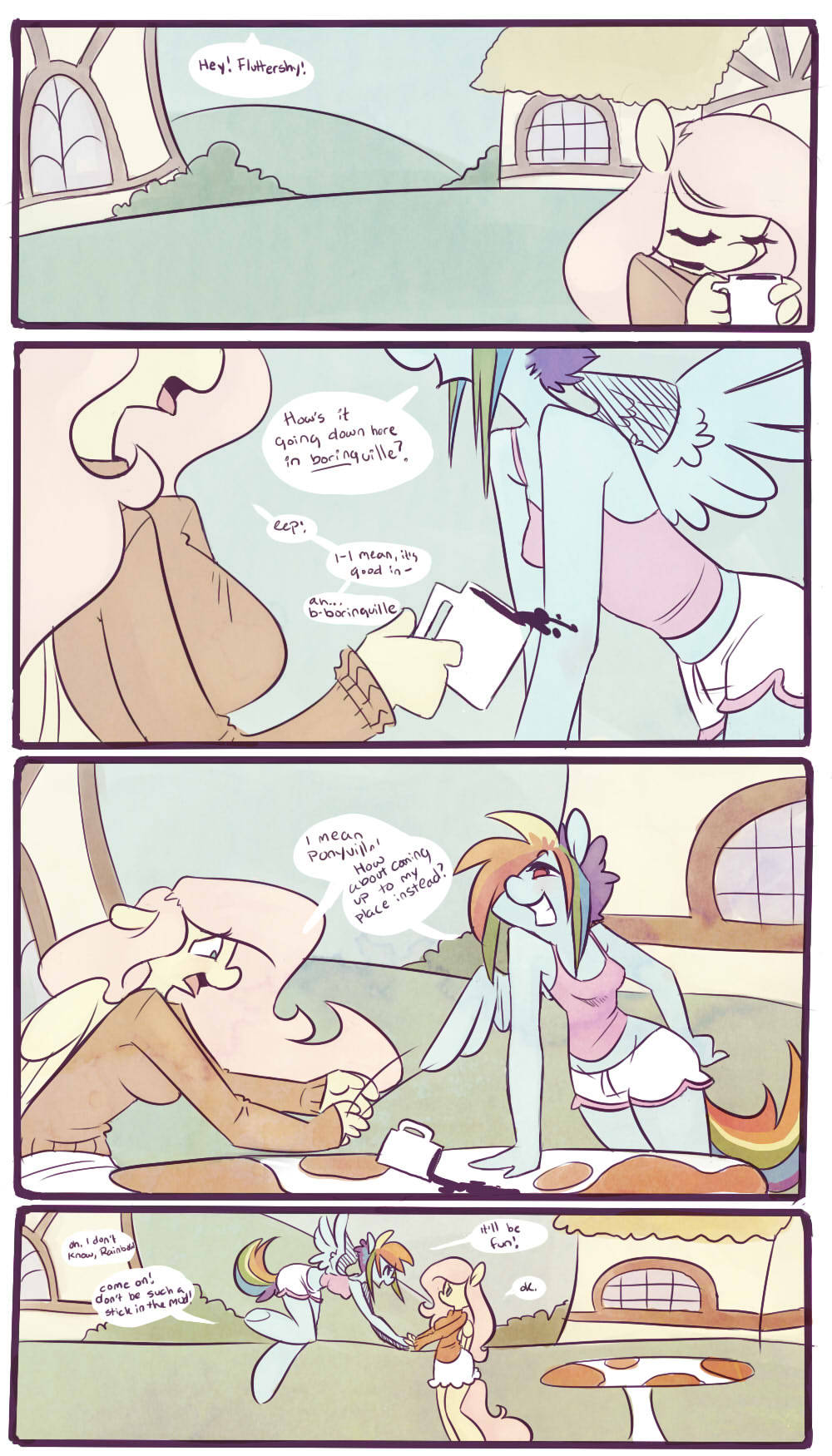 mikedk728:  flutterdash comic request by: boostter hope you like!!  So hot, yet