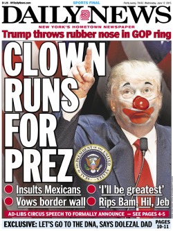 nydailynews:    Clown runs for Prez  