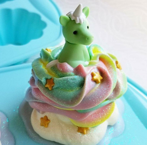 purrincess-soap:Unicorn cupcake soaps by Euphoria Soap Works All of the good things, in one object.