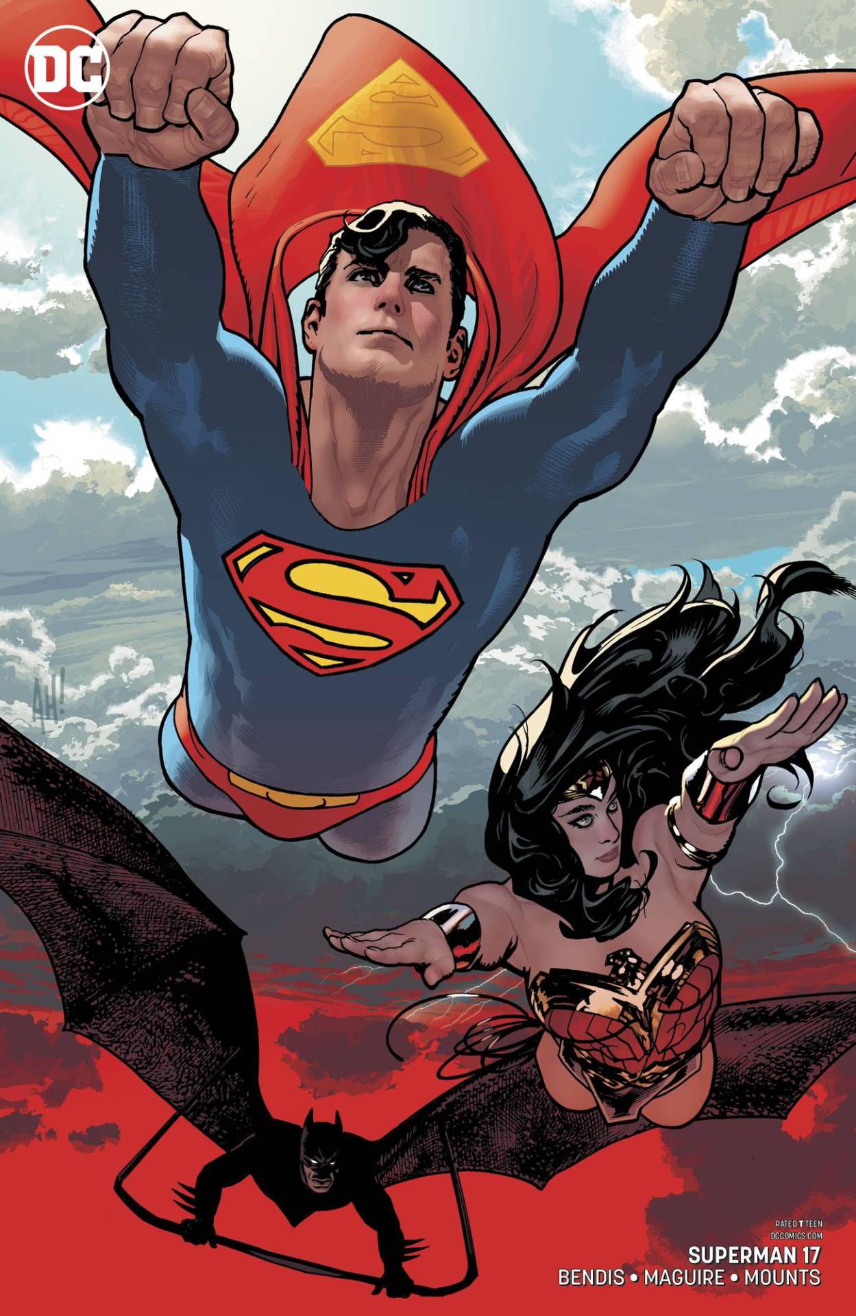 #superman#adam hughes#dc trinity#batman#wonder woman