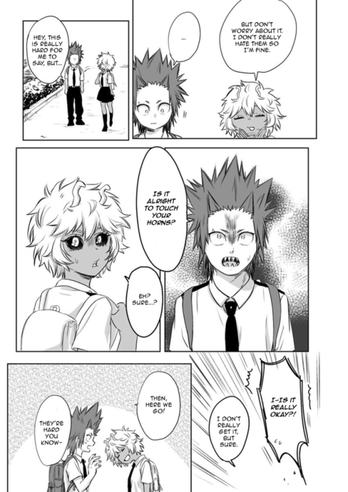 fantranslator:  Here’s something before I go to sleep! (- o – ) zzZThis is just some Kirimina fluff that I saw! I haven’t been as active as I’d like, but I hope you all enjoy!As always, please visit the original artist and follow/bookmark their