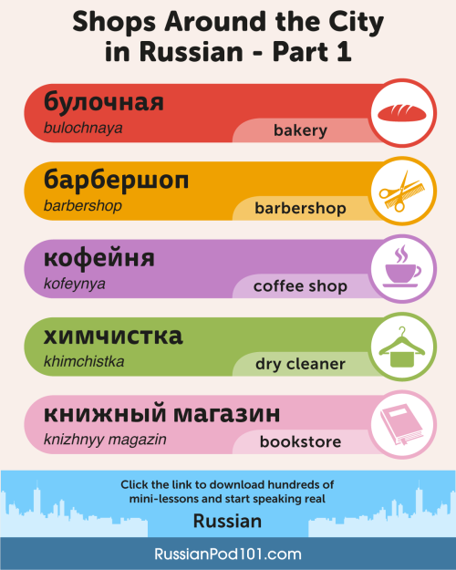 Are you ready to visit Shops around the city while speaking in Russian? PS: Learn Russian with the b