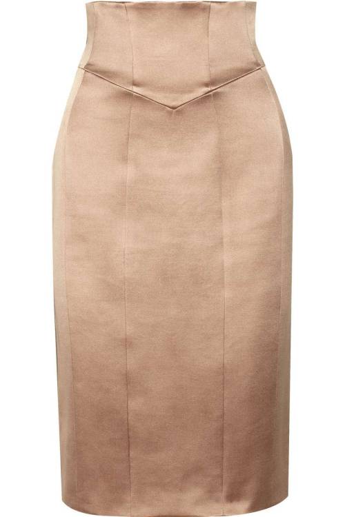 Sateen pencil skirtSearch for more Skirts by Burberry Prorsum on Wantering.