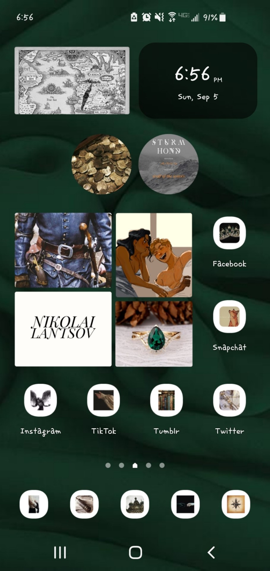 Hi My Phone Is Nikolai Lantsov Themed And I'm Going To Make It Everyone's Problem