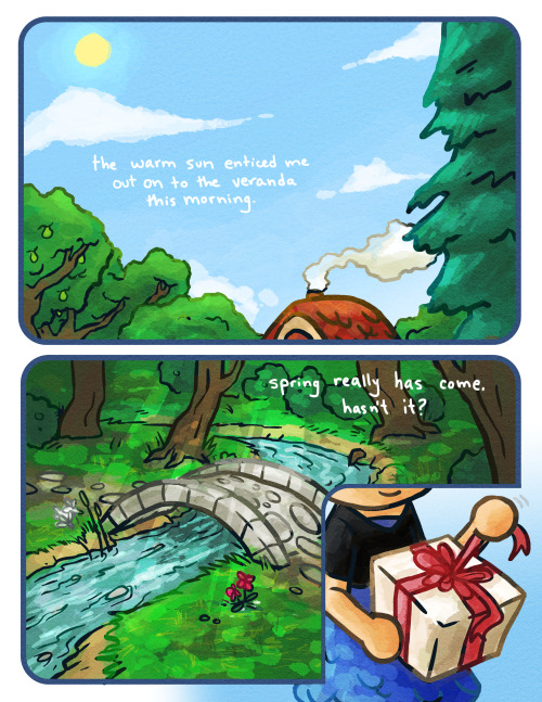 kianaart: a very short animal crossing comic about how sometimes letters from “your mom”