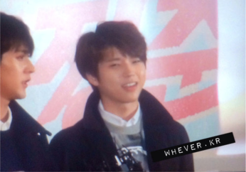 20140120 - Today Woohyun attened at movie premiere &ldquo;피끓는 청춘&rdquo; Boiling Youth  