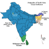 Antipodes of South Asia.
[[MORE]] jpegpng:
“An Antipode of a place on Earth is the point on Earth’s surface diametrically opposite to it. If you were able to dig across the earth anywhere in the subcontinent, you will probably end up in the South...