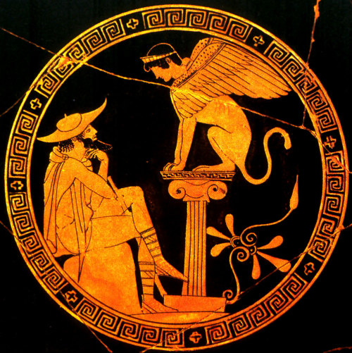 herrensauna: King Oedipus and the Sphinx
