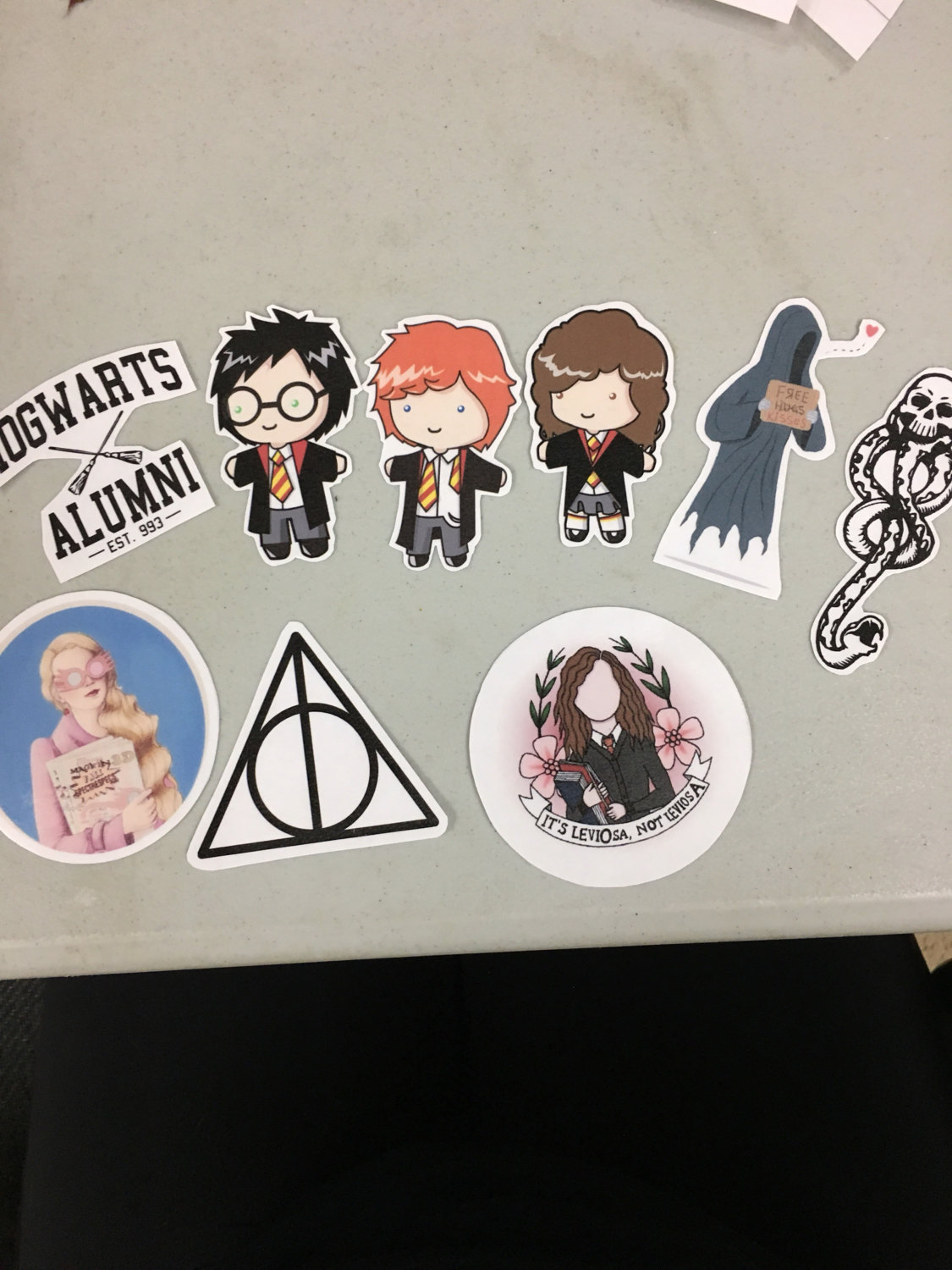 Harry Potter Slytherin Theme Sticker Pack Die Cut Vinyl Large