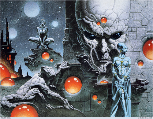 artsytoad:Philippe Caza, Le Temple de la Nuitwww.artsytoad.tumblr.com