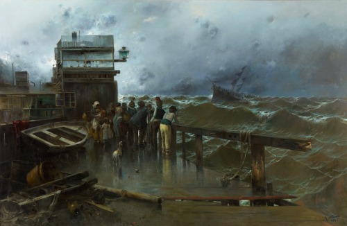 José Navarro Llorens – Amenaza de naufragio - 1894