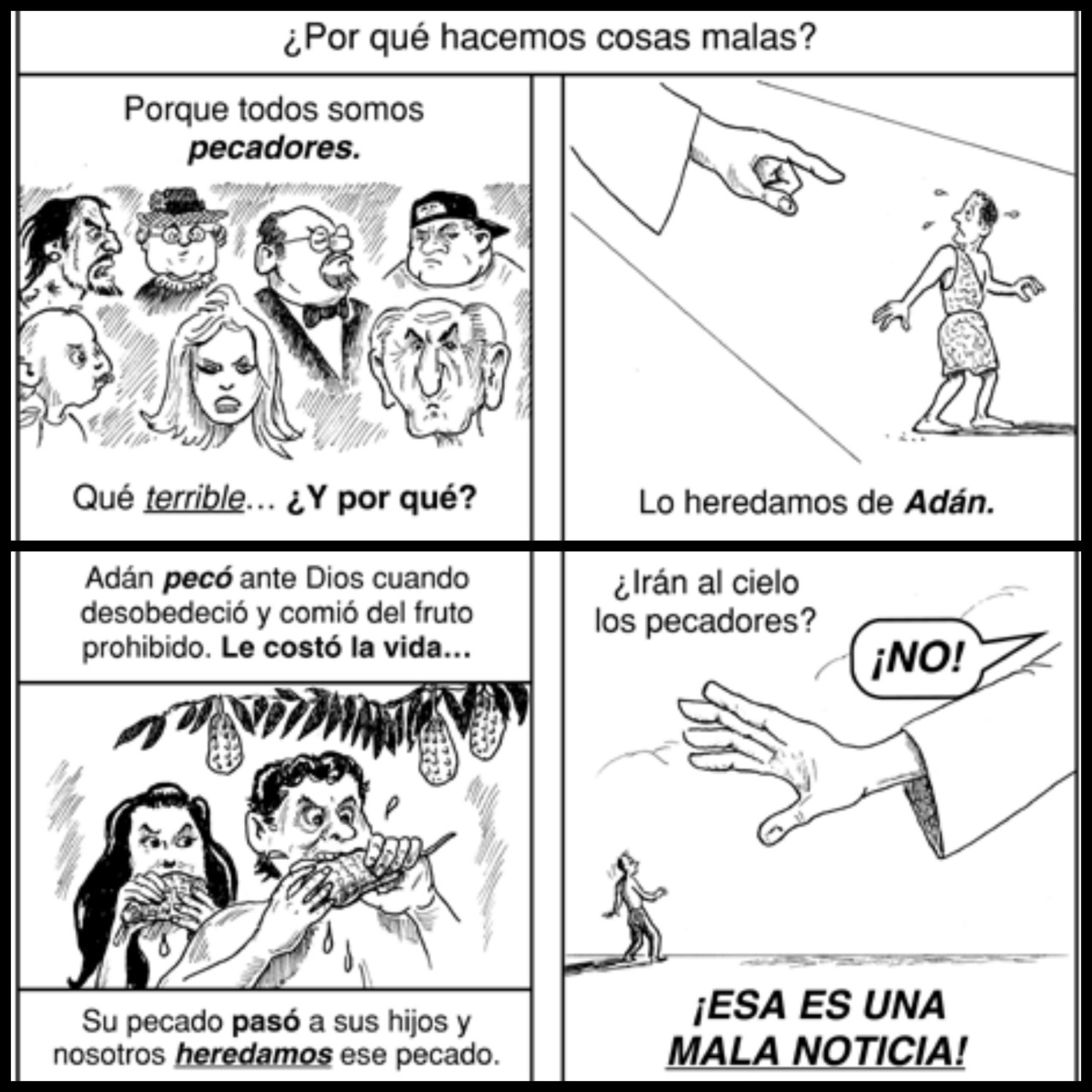gaab-green:  ¿Algo en común? | CHICK PUBLICATIONSEste es un buen tratado para evangelizar