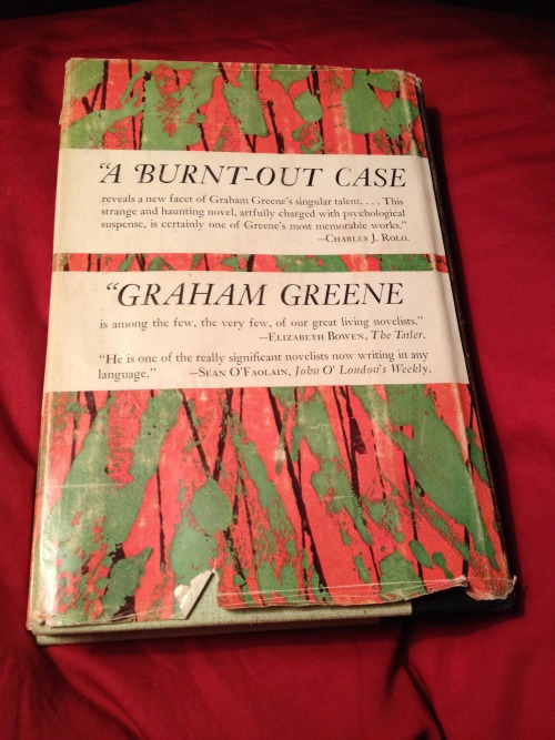 I’m a little bit in love with this early edition Graham Greene. I found it battered and at a book sa