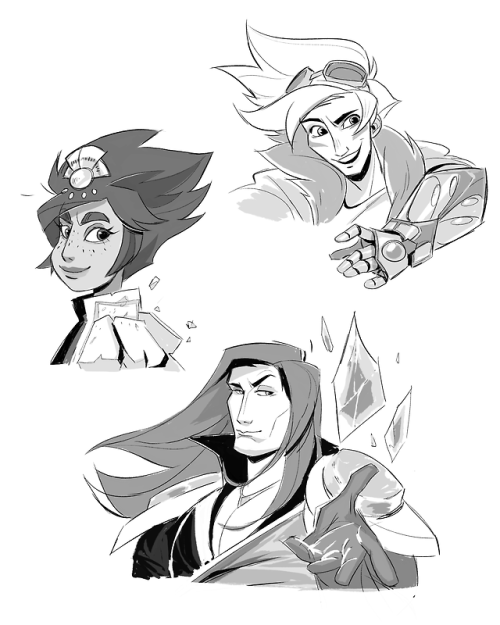 League of Legend sketches from recent stream