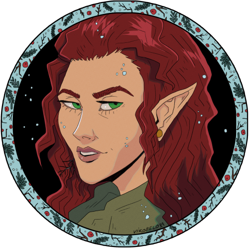 d&amp;d tokens of a very pretty Fiona Firyafëa for sammy as a series of patreon rewards tho