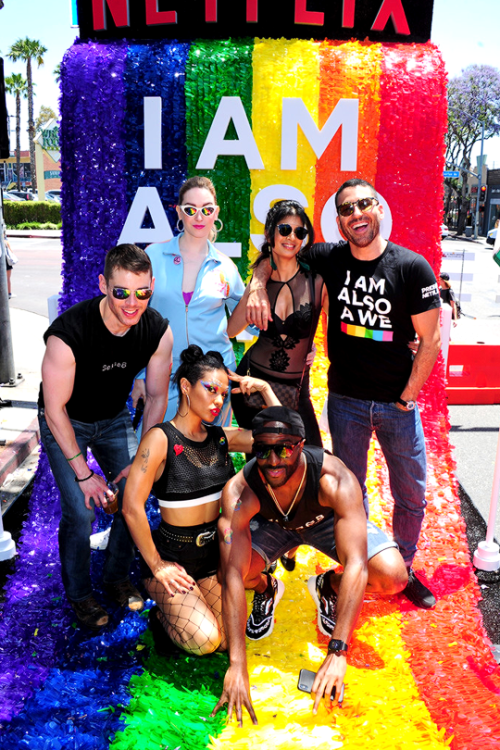 Brian J. Smith, Jamie Clayton, Freema Agyeman, Tina Desai, Toby Onwumere and Miguel Ángel Silvestre 