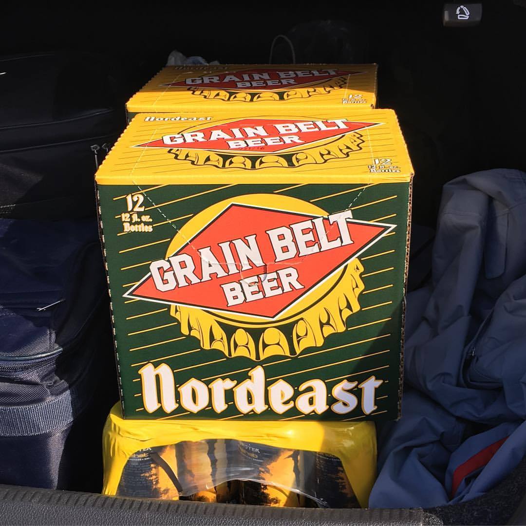 We can begin the trek back to #lfk now that we have some Grain Belt Nordeast to take