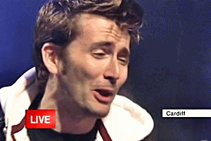 allegoricalrose:  weeping-who-girl:  David and Billie  David Tennant’s Video Diaries