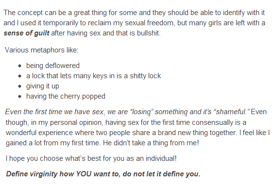 sweetpotatocake:  girlswillbeboys:  queertoddler:  The Concept of Virginity *Rebloggable