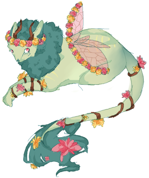  late night arting flower lion belongs to lemongrub 