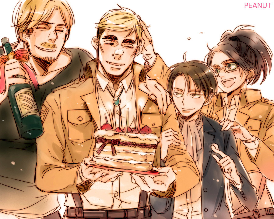 animexfavorites:  Happy B’day Erwin Smith ☆ Attack on Titan | Peanut [pixiv] 