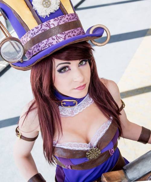 Porn Pics league-of-legends-sexy-girls:  Caitlyn Cosplay
