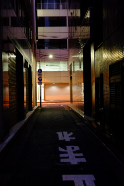 japan-overload:  twilight alleyway by HAMACHI!