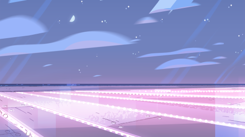 A selection of Backgrounds from the Steven Universe episode: We Need To TalkArt Direction: Jasmin LaiDesign: Steven Sugar and Emily WalusPaint: Amanda Winterstein and Ricky Cometa