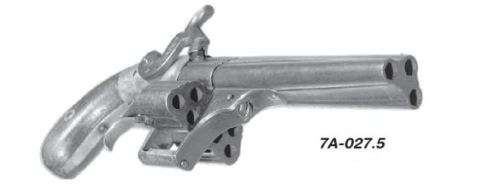 peashooter85:The Elgar and Smith 9 shot volley revolver,A unique invention by William Elgar, a maker