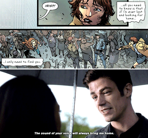 westallengifs: “Dear Iris,                My name was Barry Allen and I loved Iris West.”— Perfect S